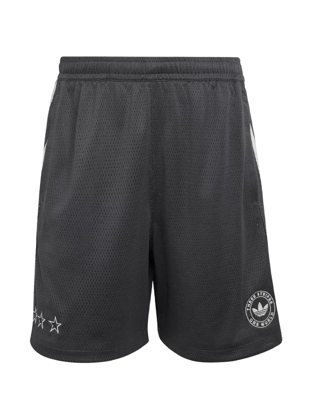 adidas Santiago mesh shorts - Grigio