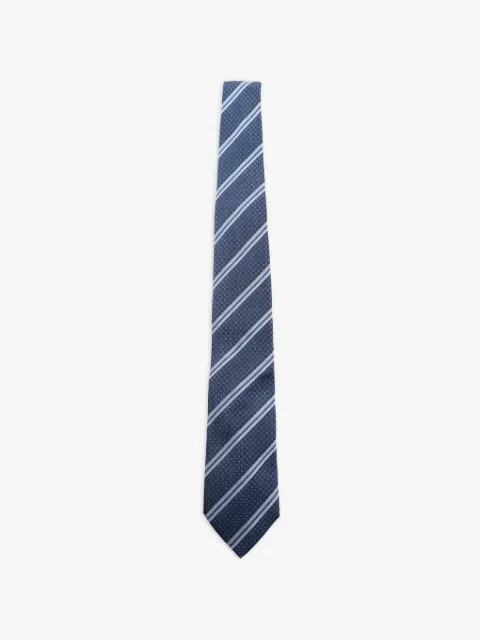 ETRO corbata de seda con motivo de rayas en jacquard