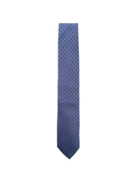 ETRO corbata de seda con motivo en jacquard