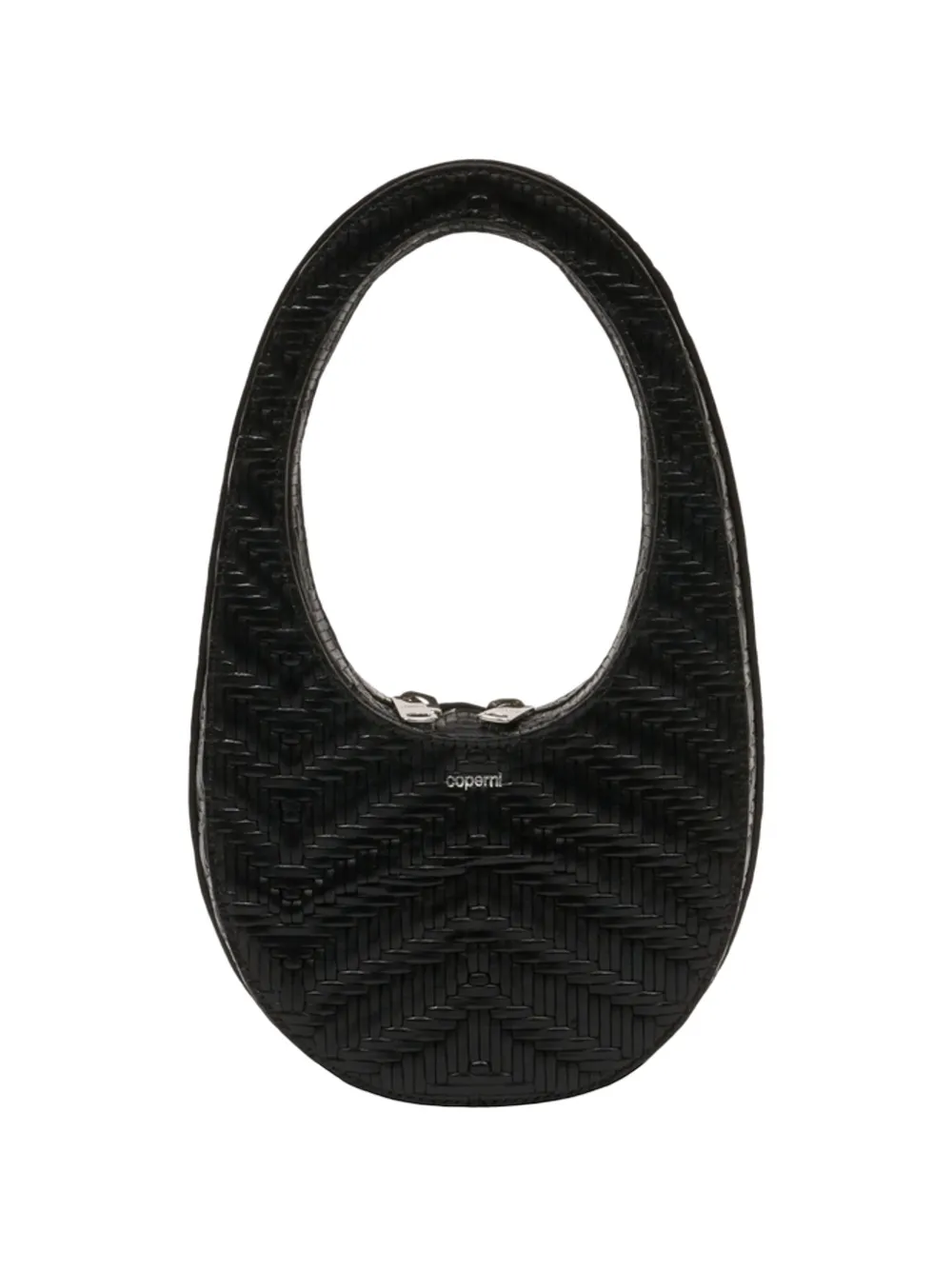 Coperni Mini Swipe Tote Bag In Brown