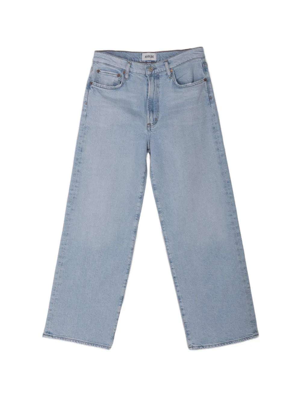 AGOLDE Harper cropped jeans - Blu