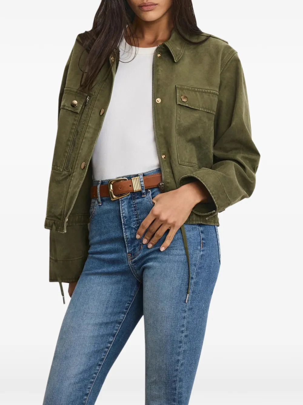  Veronica Beard Stephen Jacket - Green 