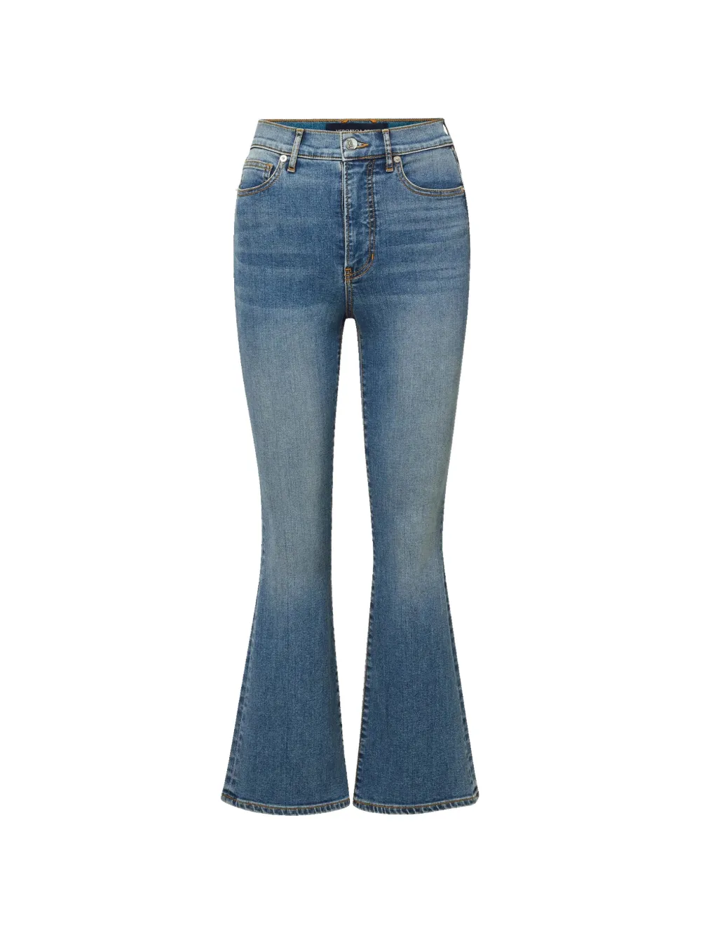 Veronica Beard Carson High-rise Flared Jeans In Blue