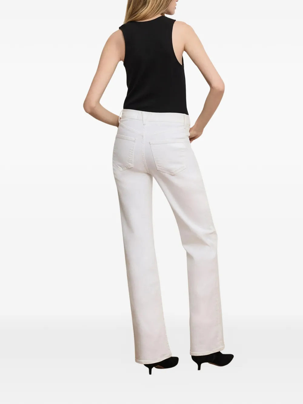  Veronica Beard Vaqueros Crosbie - Blanco 