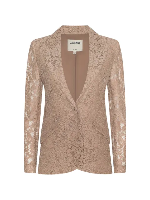 L'Agence Chamberlain lace blazer