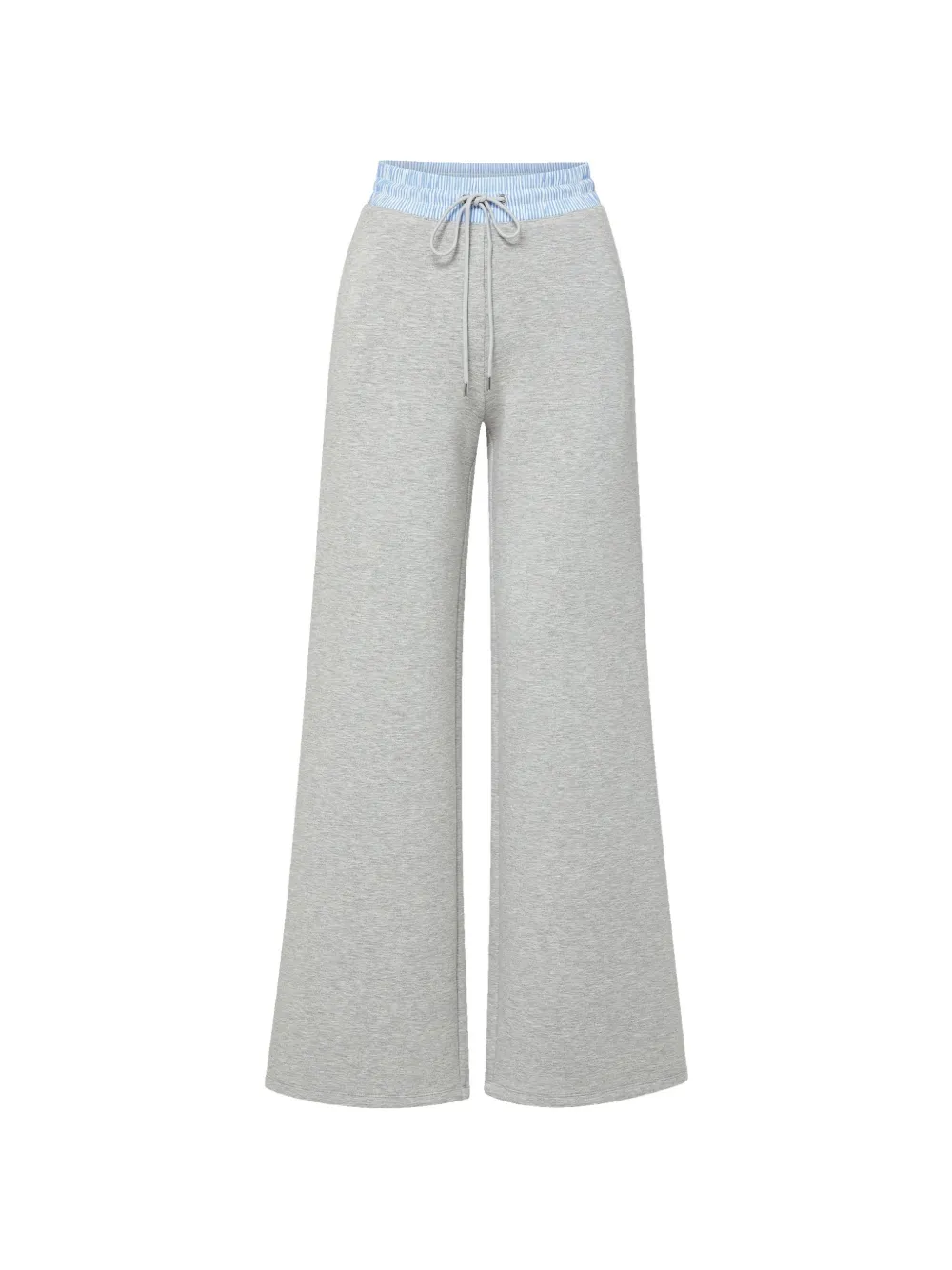 Veronica Beard Ernie drawstring flare track pants - Grigio