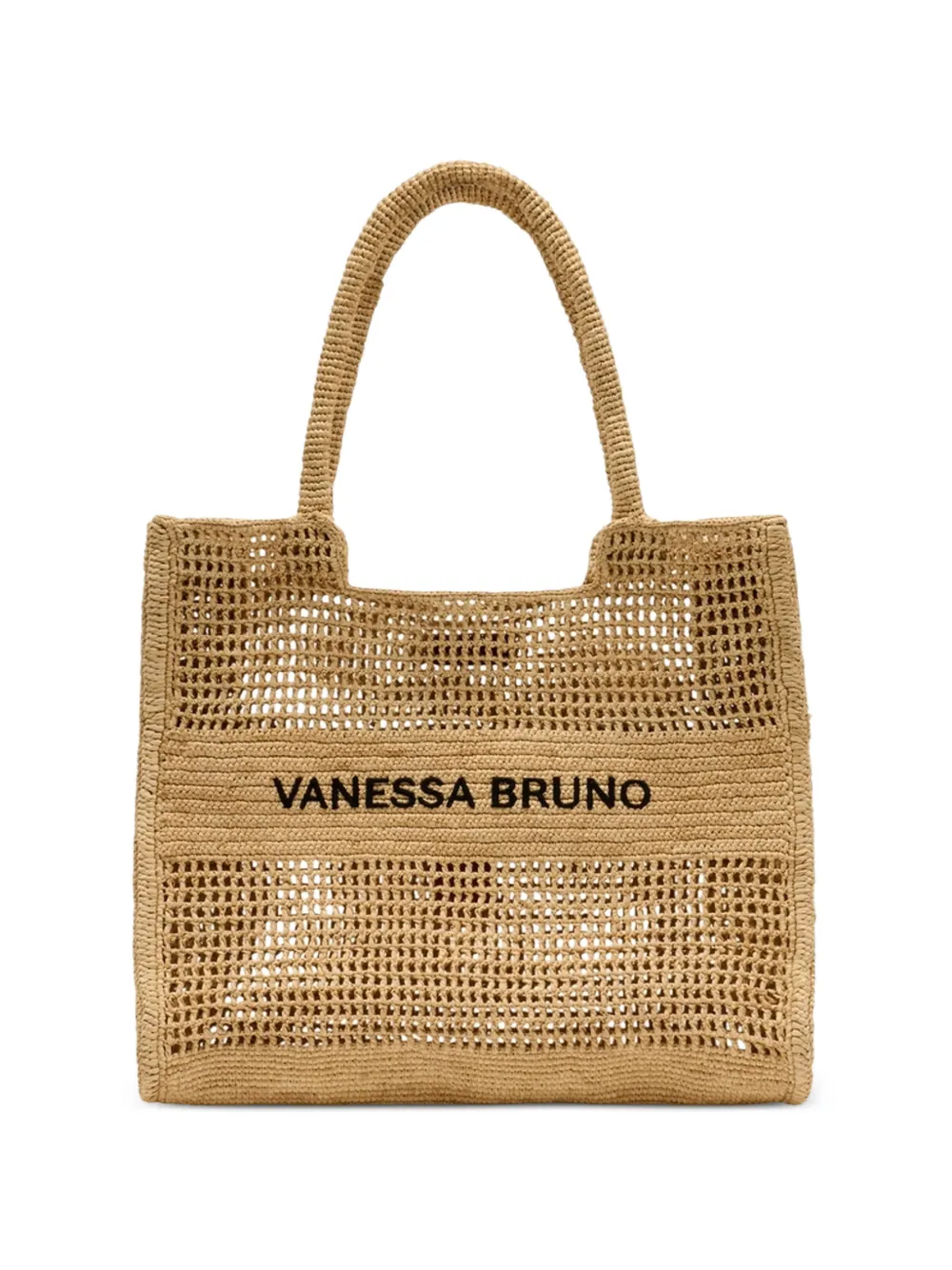 Vanessa Bruno large logo-detail tote bag - Neutrals