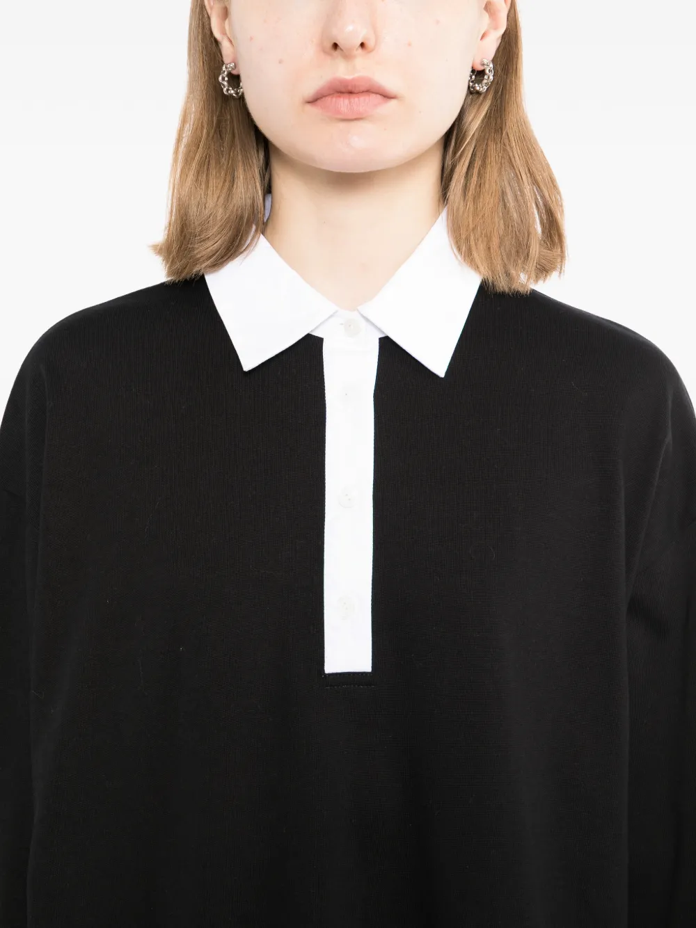 Cynthia Rowley Ardie mini-jurk Zwart