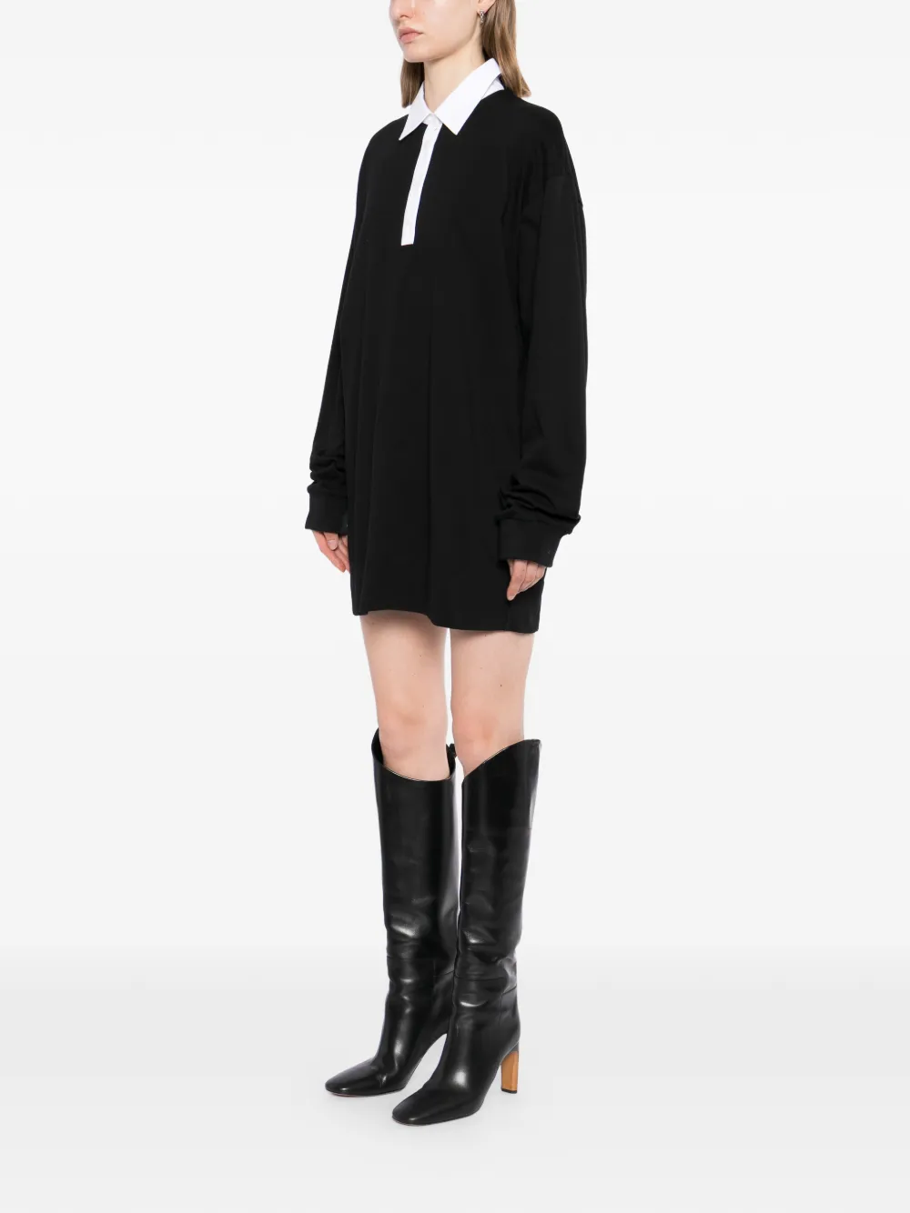 Cynthia Rowley Ardie mini-jurk Zwart