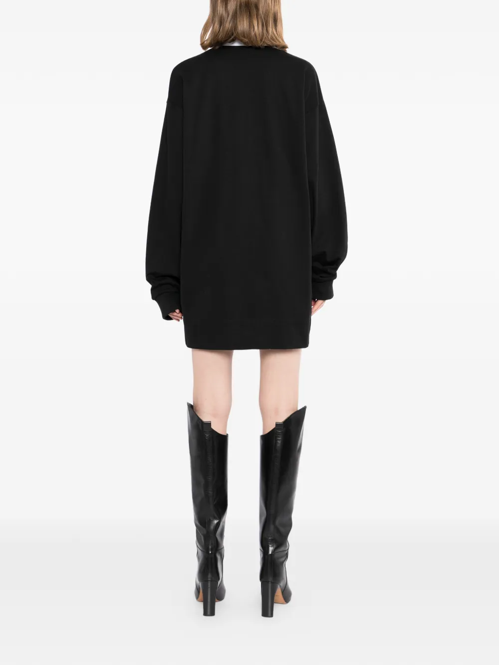 Cynthia Rowley Ardie mini-jurk Zwart