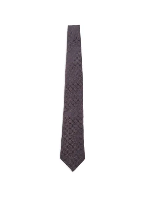 ETRO corbata de seda con motivo de cachemira en jacquard