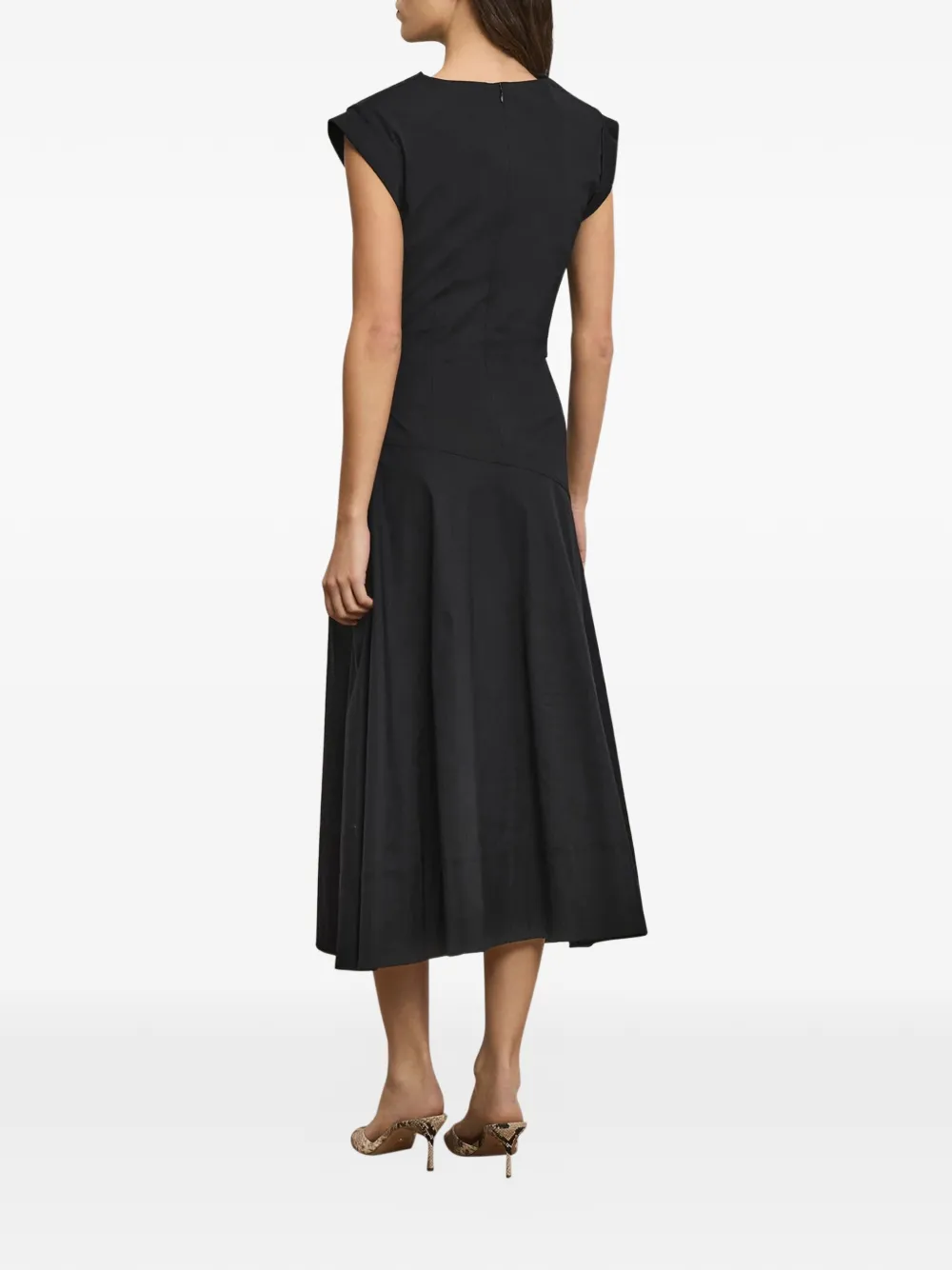 Veronica Beard Lisette Midi Dress - Black 