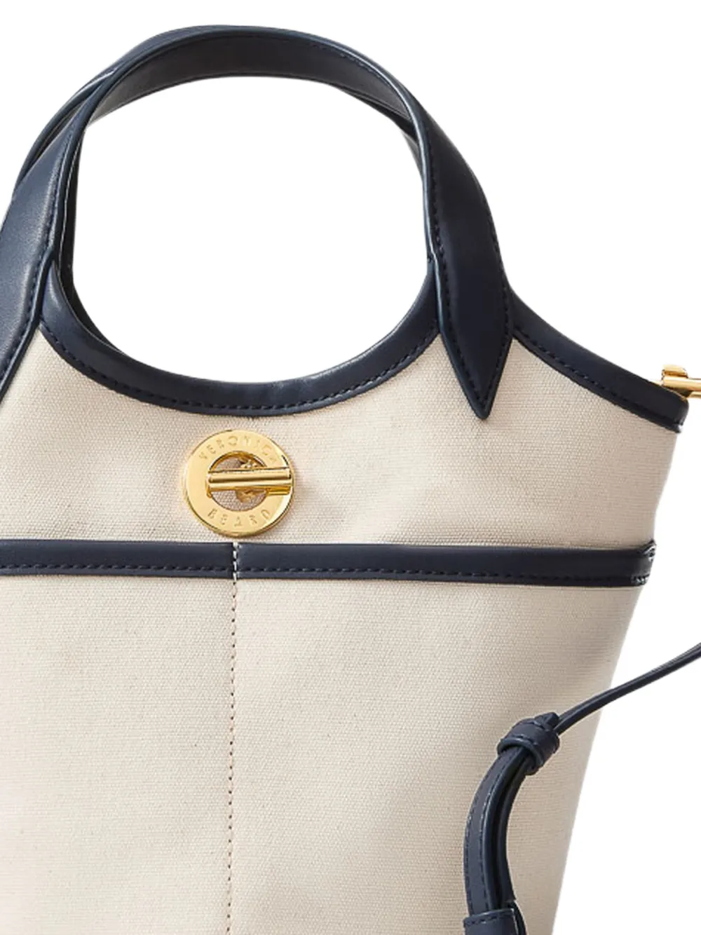 Veronica Beard Anchor canvas shopper Beige