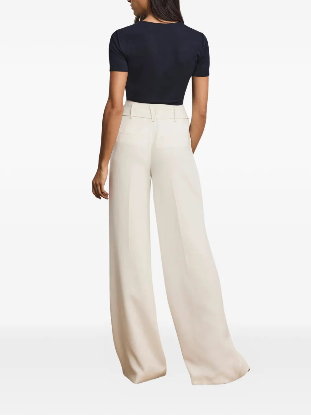  Veronica Beard Tai Palazzo Pants - White 