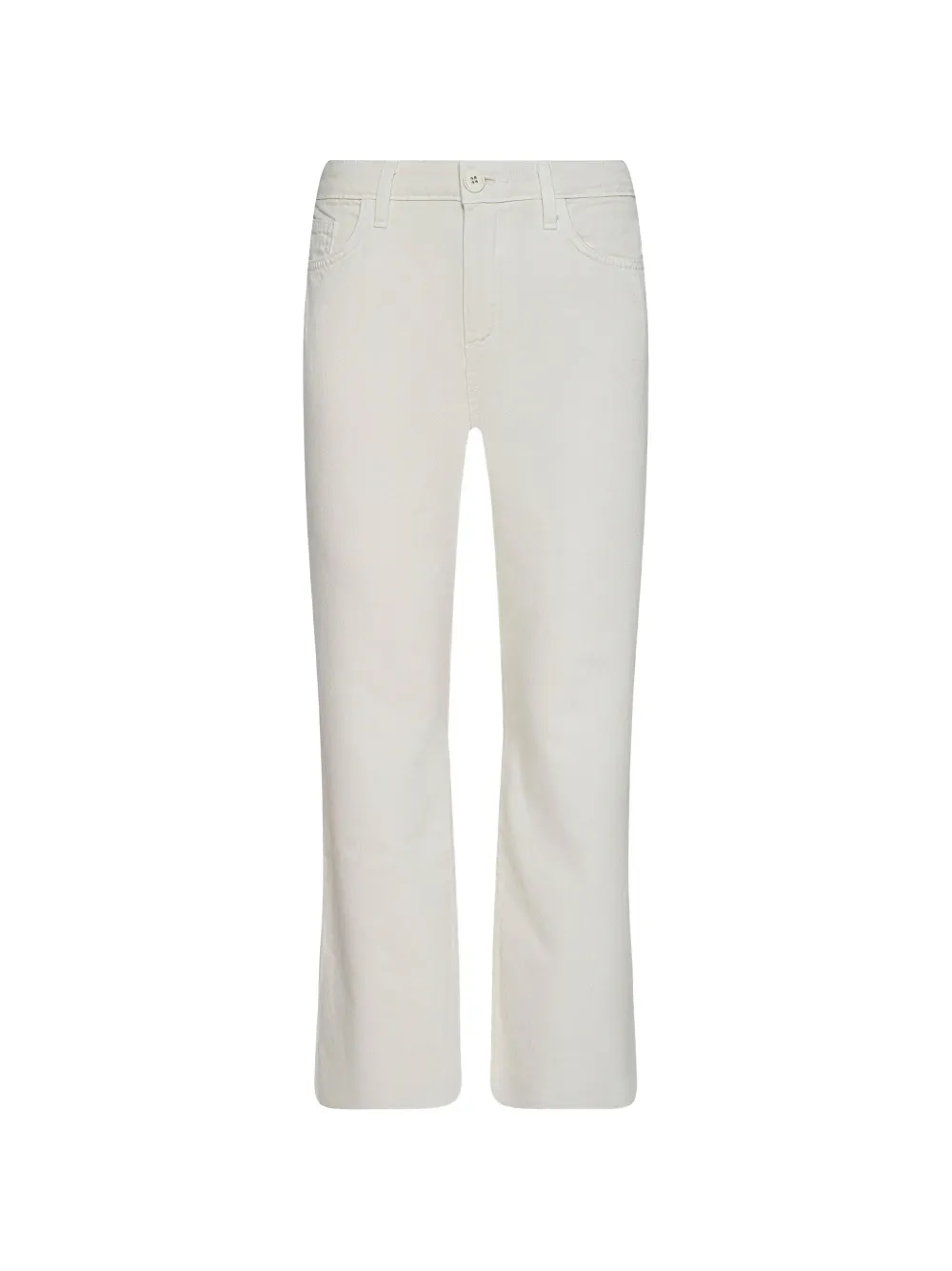L'Agence Wanda cropped wide-leg jeans - Bianco