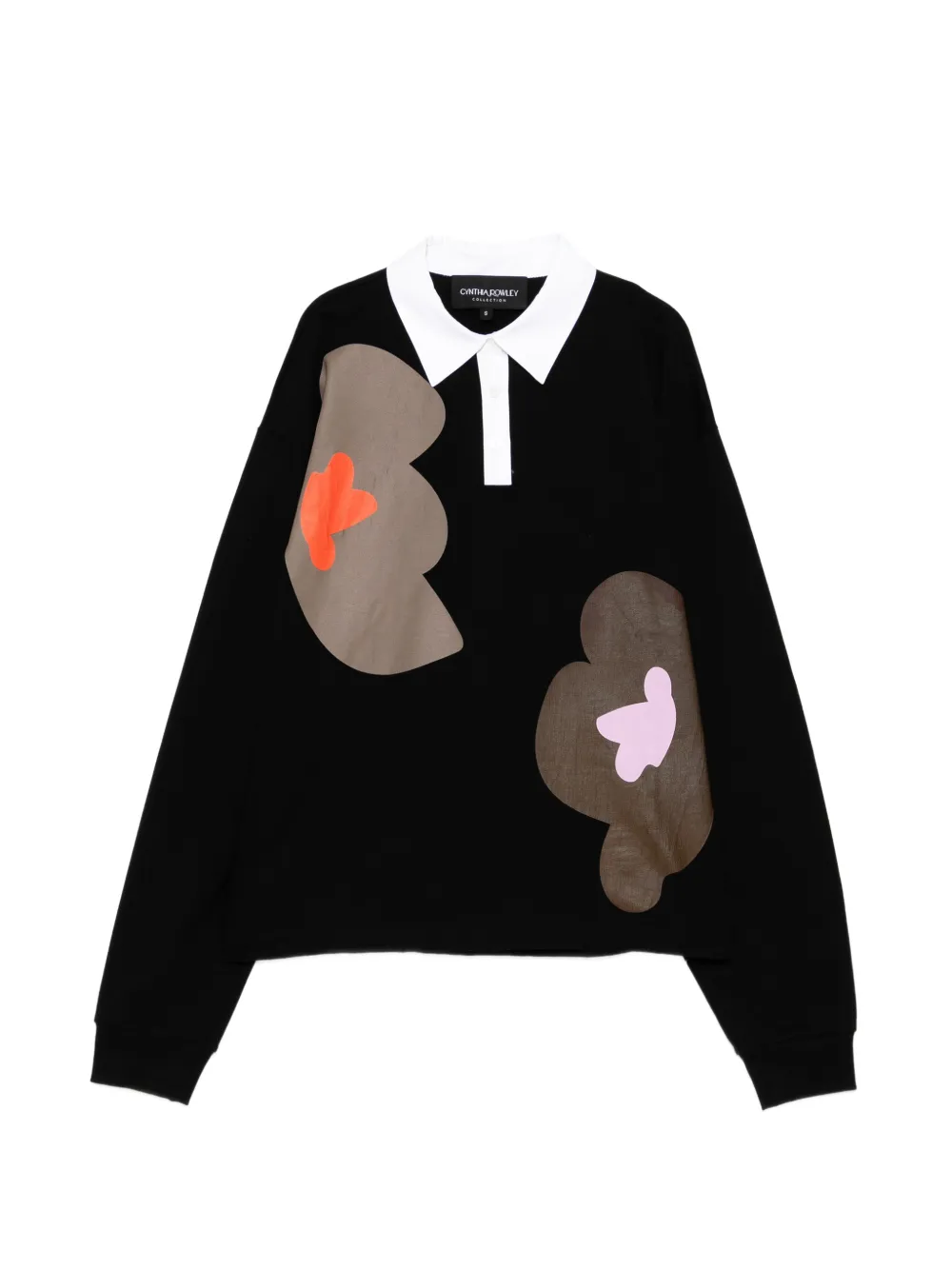 Cynthia Rowley Ardie polo top - Nero