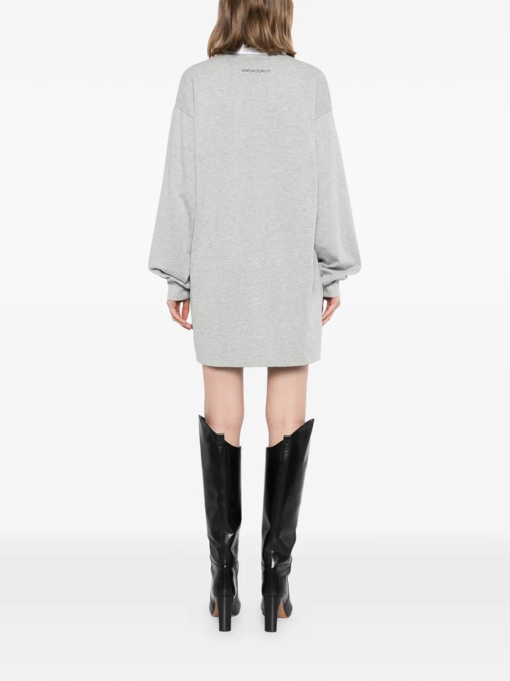 Cynthia Rowley Ardie mini-jurk Grijs