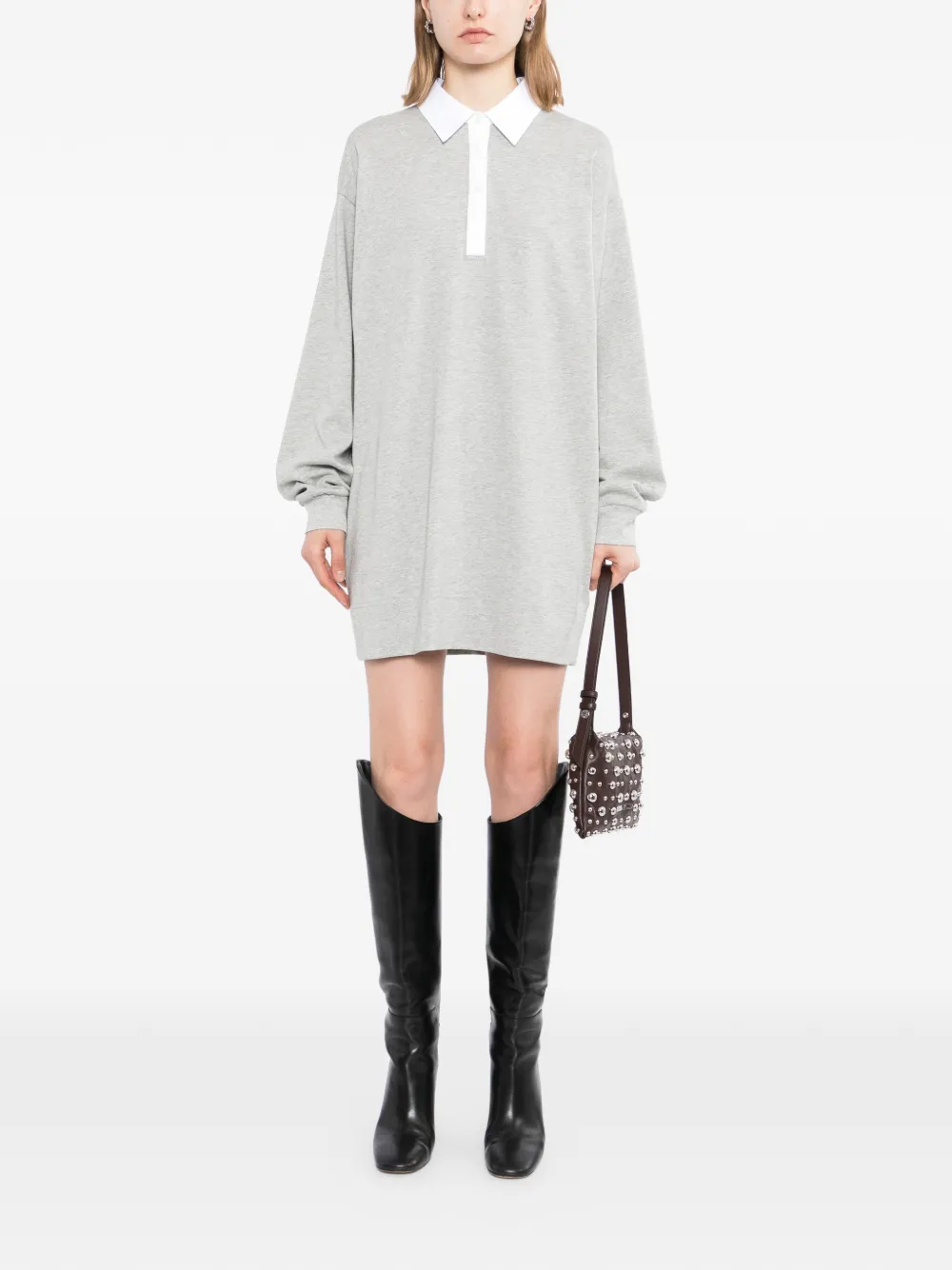 Cynthia Rowley Ardie mini-jurk Grijs