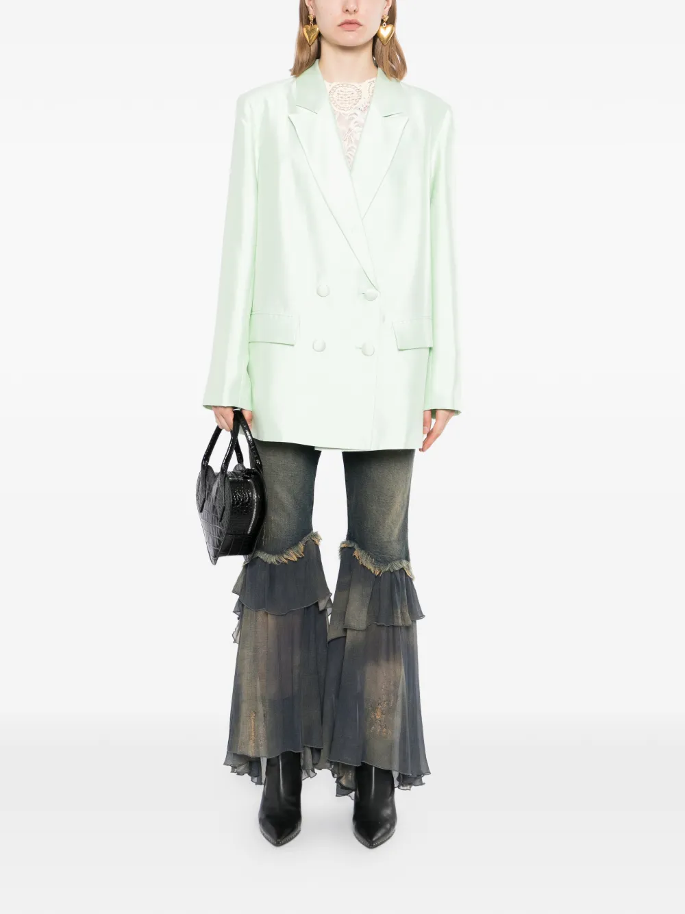 Cynthia Rowley The Breakers blazer Blauw