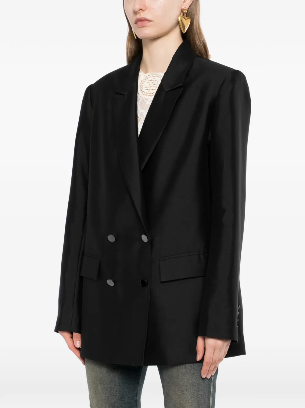 Cynthia Rowley The Breakers blazer Zwart