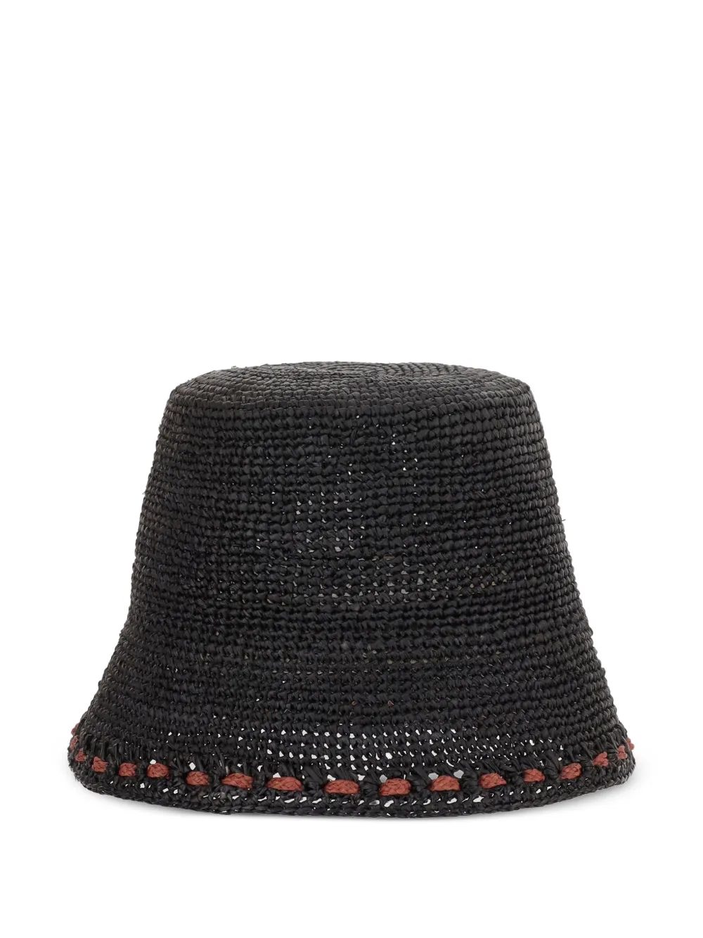 IBELIV Sopra raffia hat - Nero