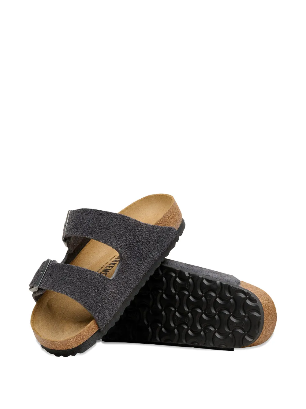 Birkenstock Arizona suède sandalen Grijs