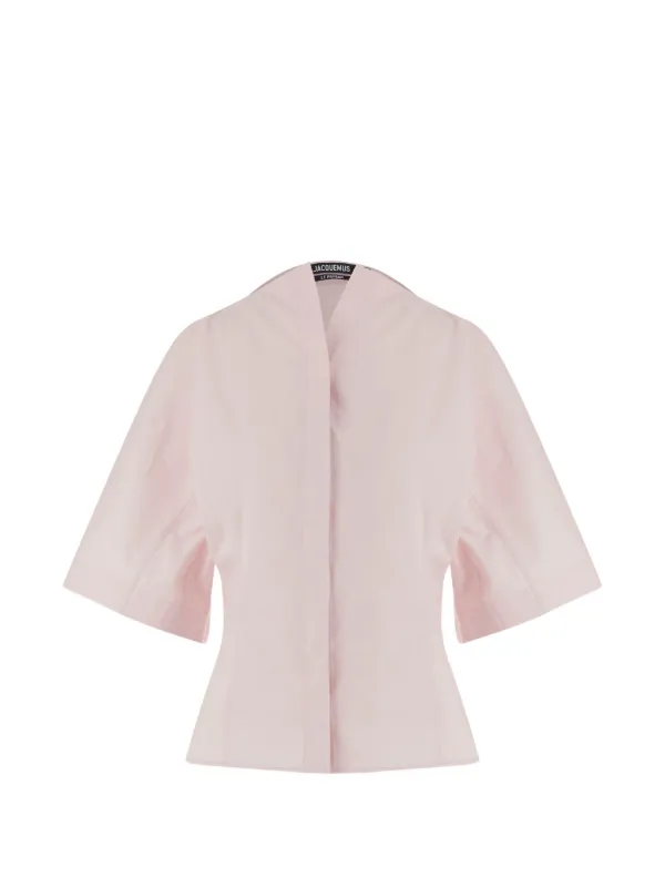 Jacquemus Wide-sleeve Shirt in Pink