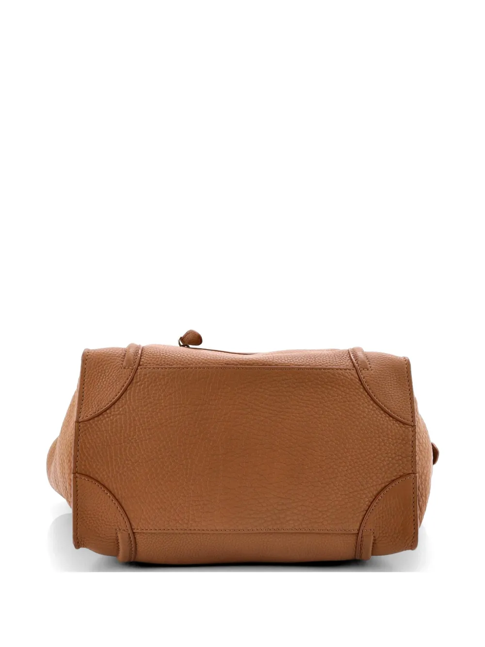 Luggage Bag Grainy Leather Mini Tote Bag