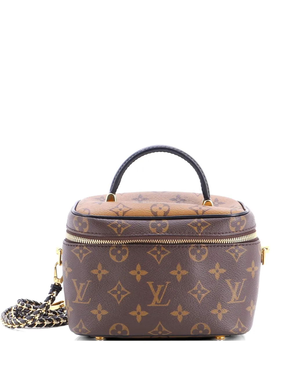 Louis Vuitton Pre-Owned Vanity Handbag Reverse Monogram Canvas PM satchel - Marrone