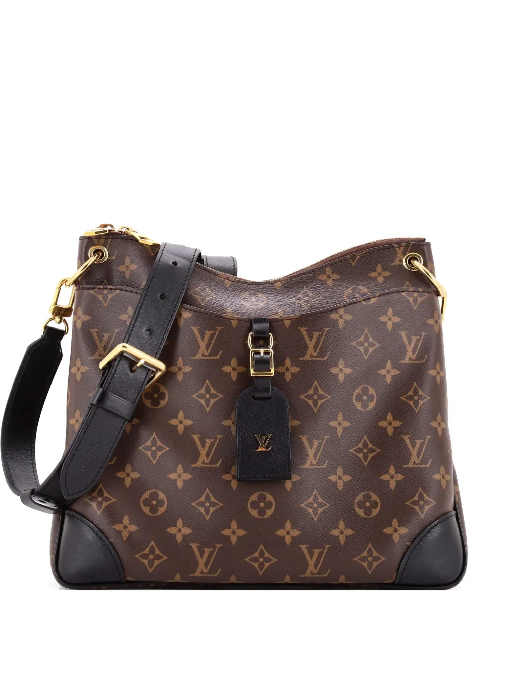 Louis Vuitton Pre-Owned Odeon NM Handbag Monogram Canvas MM crossbody bag - Black