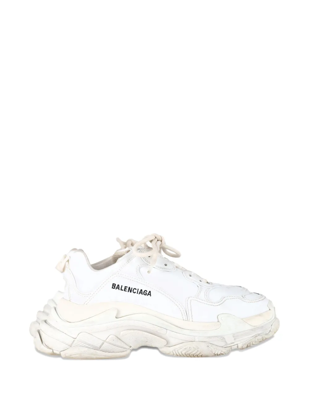 Balenciaga Pre-Owned Triple S lace-up sneakers - Bianco