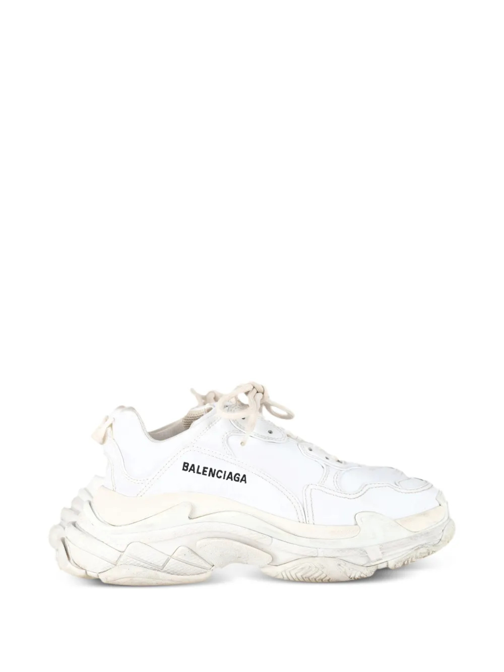 Balenciaga Pre-Owned Triple S lace-up sneakers - Bianco