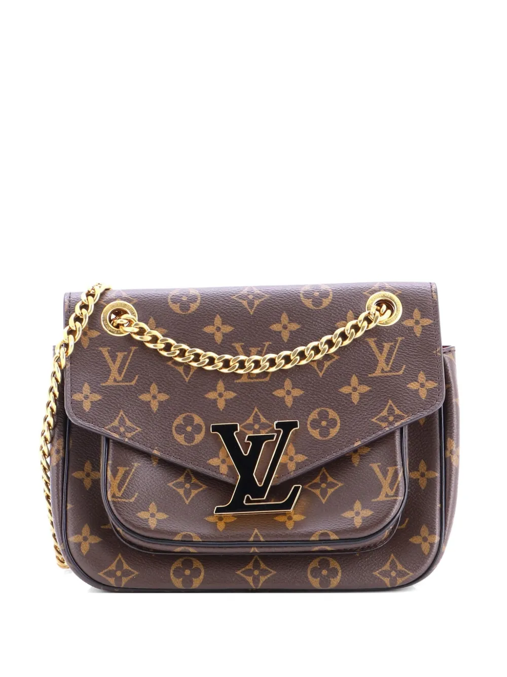 Louis Vuitton Pre-Owned Passy Handbag Monogram Canvas crossbody bag - Marrone
