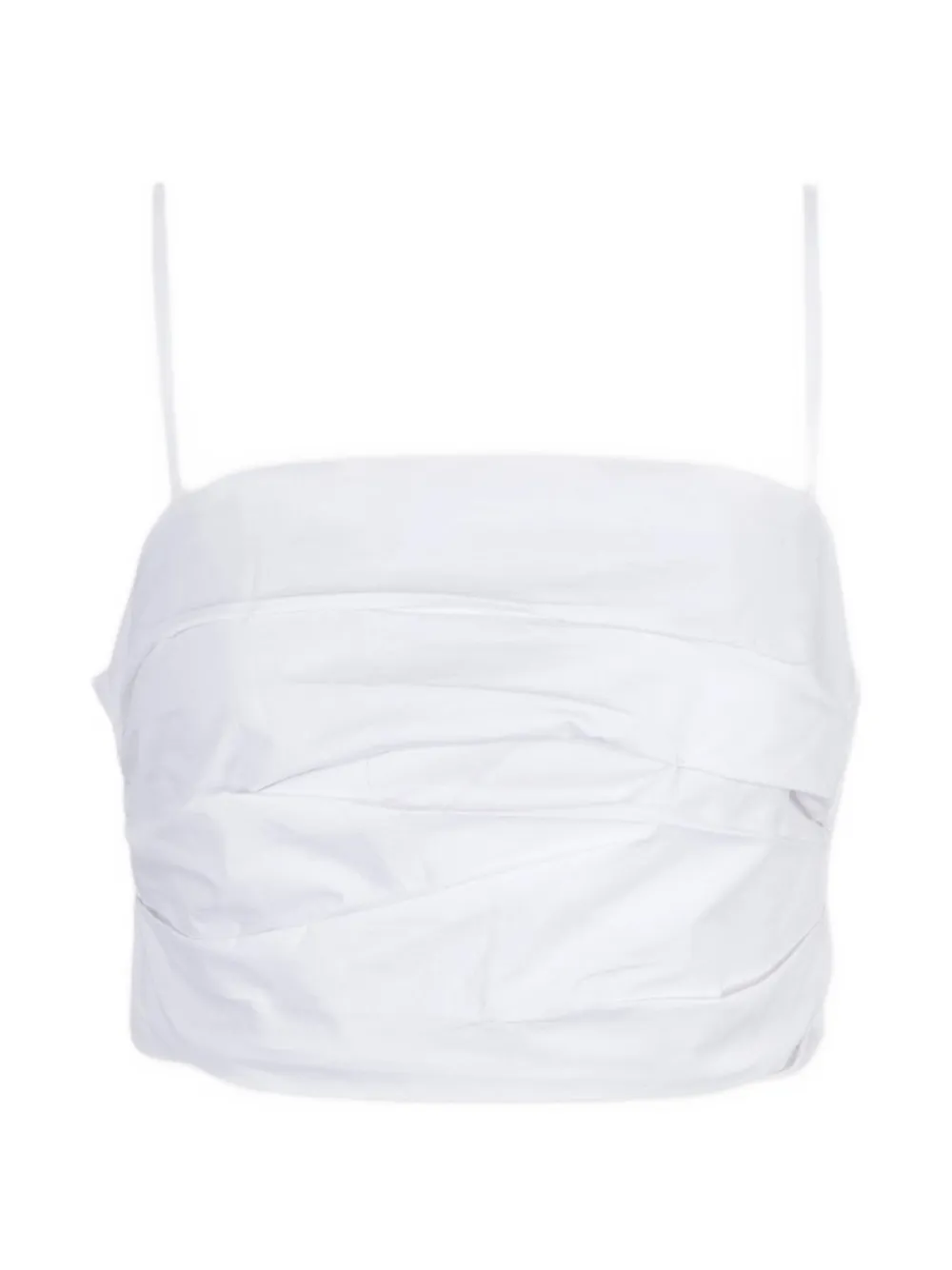 STAUD ruched top - Bianco