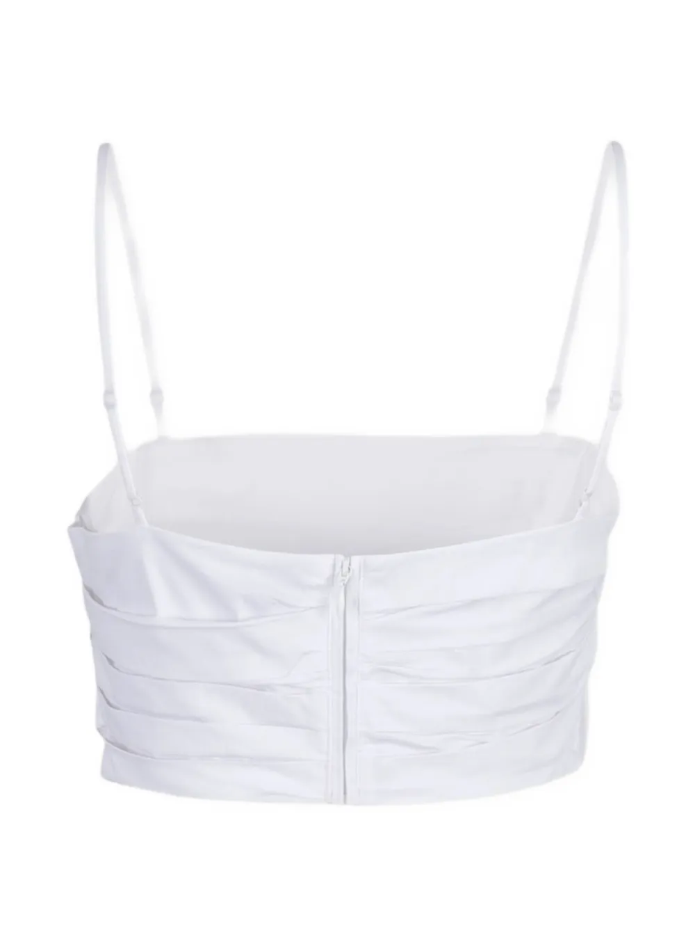  Staud Ruched Top - White 