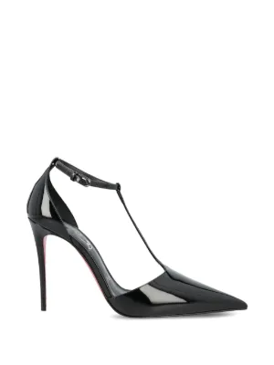 Christian Louboutin バックルストラップパンプス | ブラック