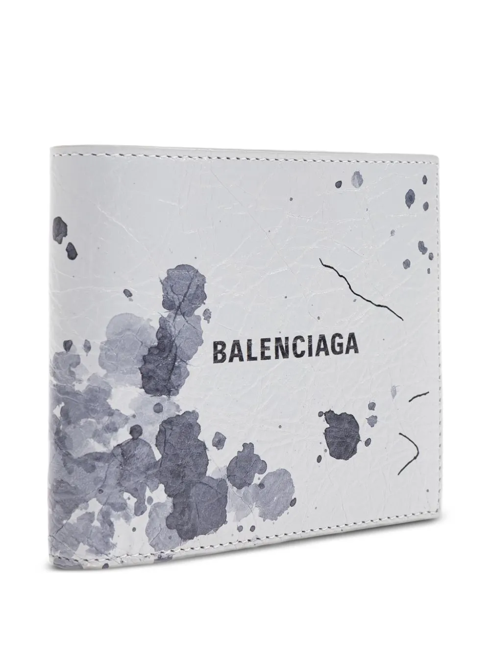  Balenciaga Logo-print Wallet - Grey 