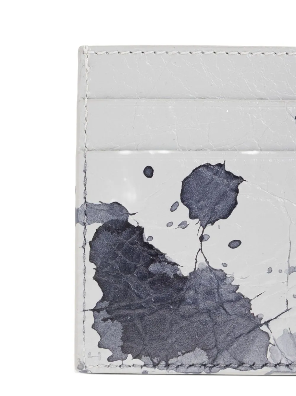  Balenciaga Leather Wallet - Grey 