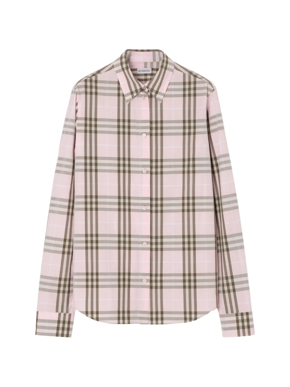 Burberry checked-pattern shirt - Rosa