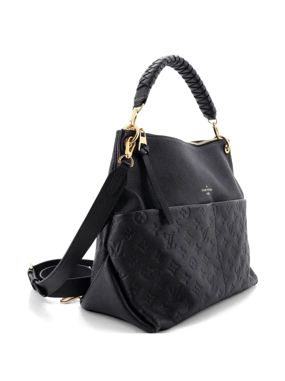 Maida Handbag Monogram Empreinte Leather Hobo Bag