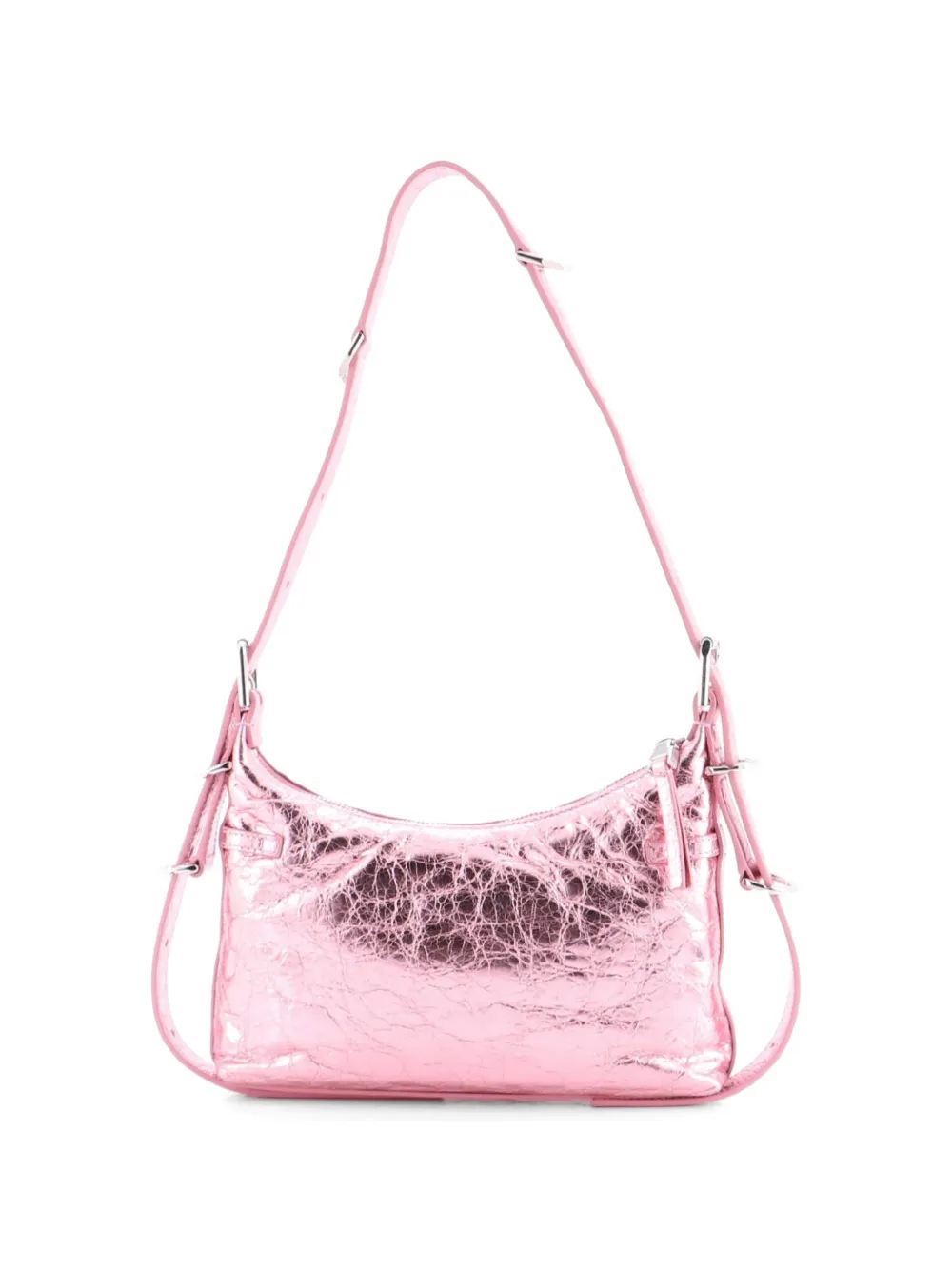 Voyou Metallic Leather Mini Shoulder Bag