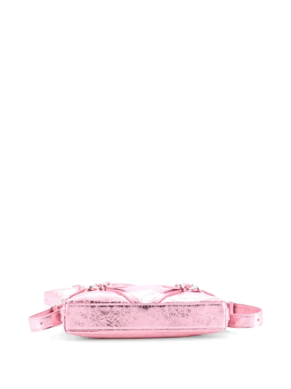 Voyou Metallic Leather Mini Shoulder Bag