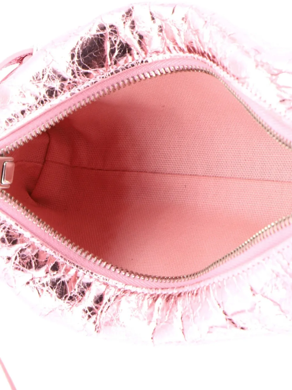 Voyou Metallic Leather Mini Shoulder Bag
