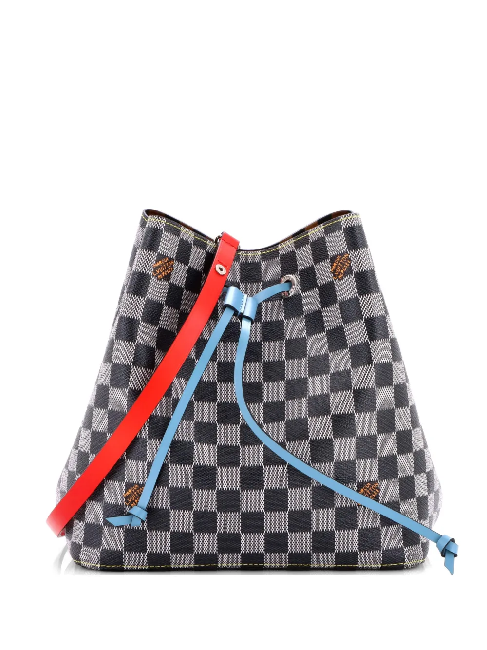 Louis Vuitton Pre-Owned NeoNoe Handbag Limited Edition Colored Damier MM bucket bag - Grigio