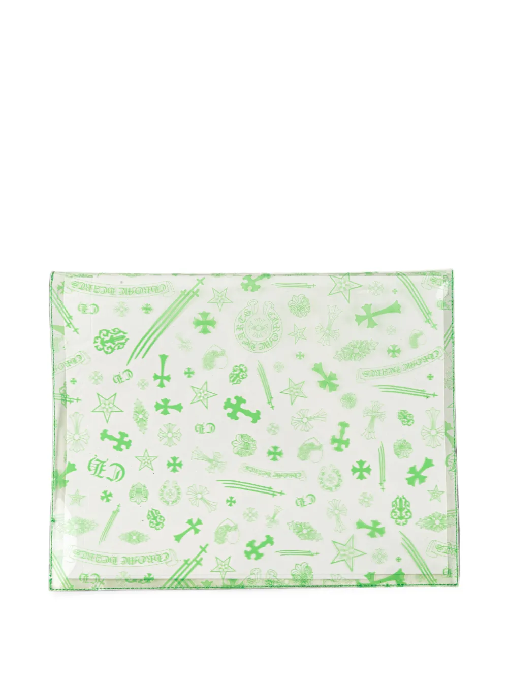 Chrome Hearts Clutch met logoprint Wit