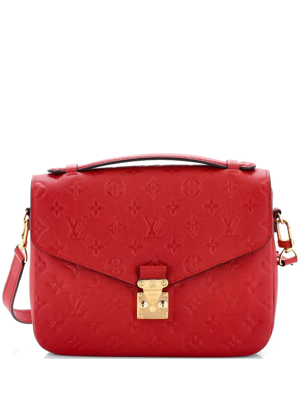 Louis Vuitton Pre-Owned Pochette Metis Monogram Empreinte Leather crossbody bag - Red