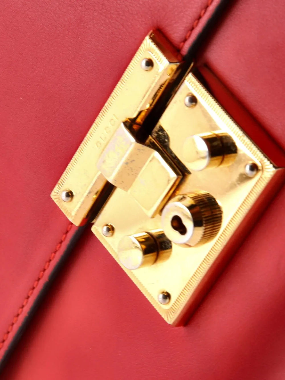 Padlock Leather Medium Shoulder Bag