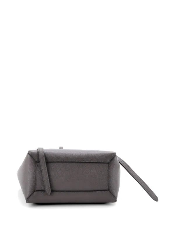 Celine Pre-Owned ベルトバッグ テクスチャードレザー ナノ ショルダー