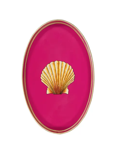 Les-Ottomans shell flora tray