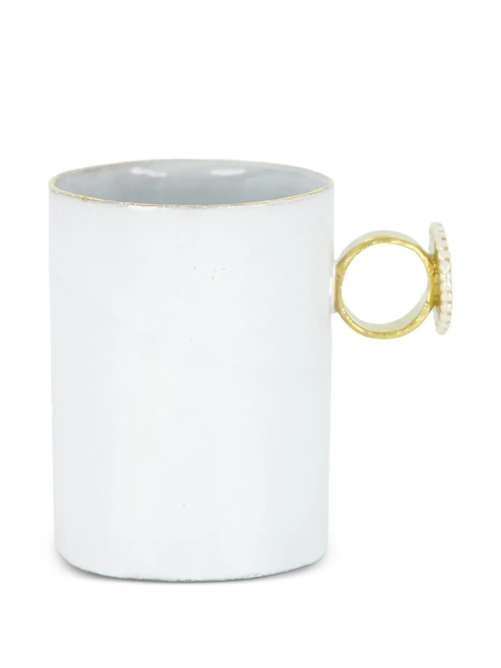 Astier De Villatte Tazza Woman's Head Cameo Ring - Bianco